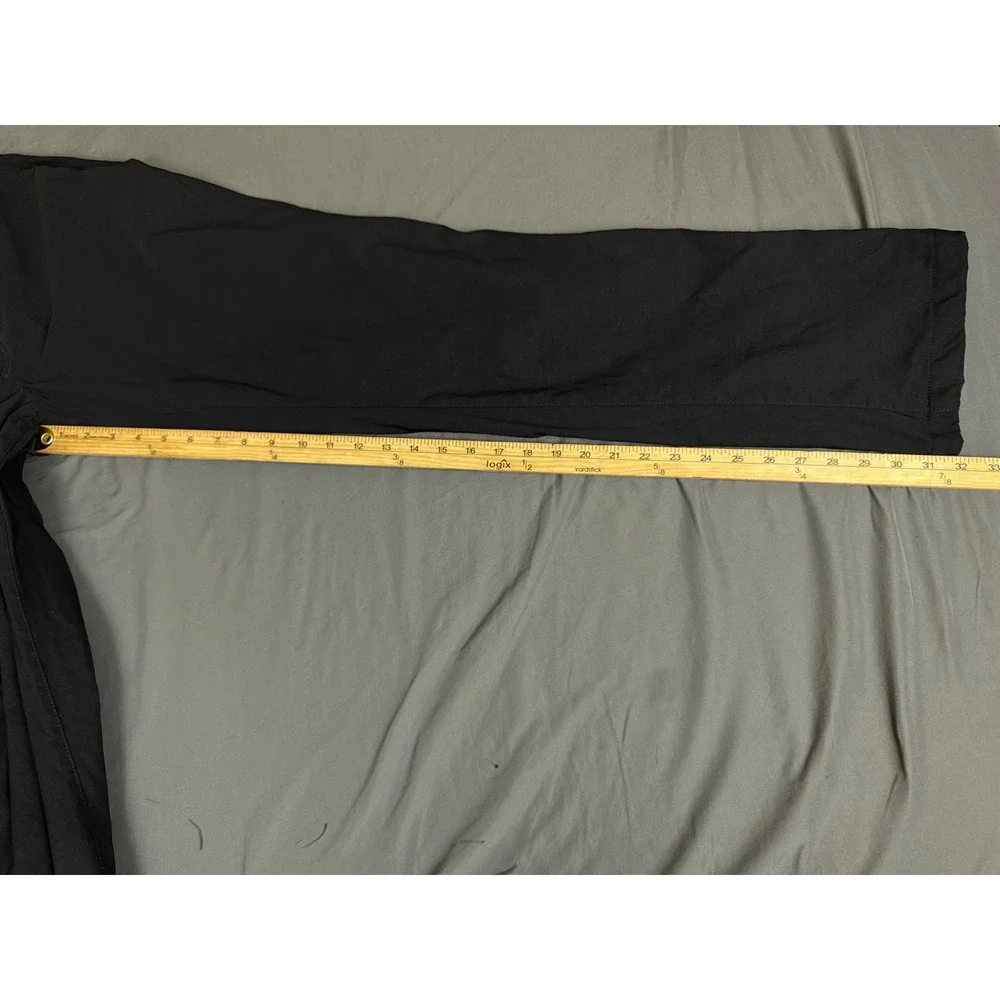 Eddie Bauer Mens Fleece Lined Tech Pants Black 34x32 Hiking Outdoor